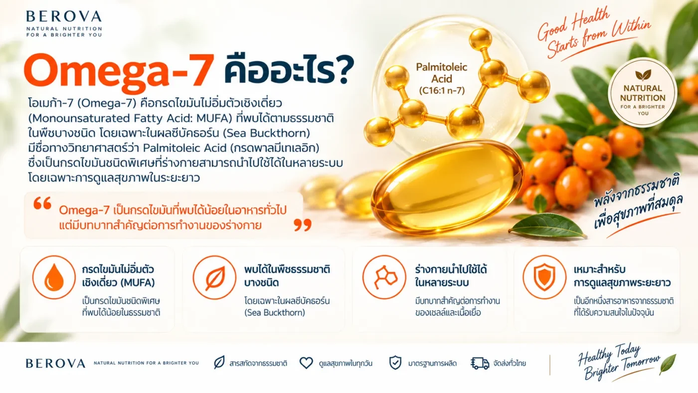Omega-7 คืออะไร?