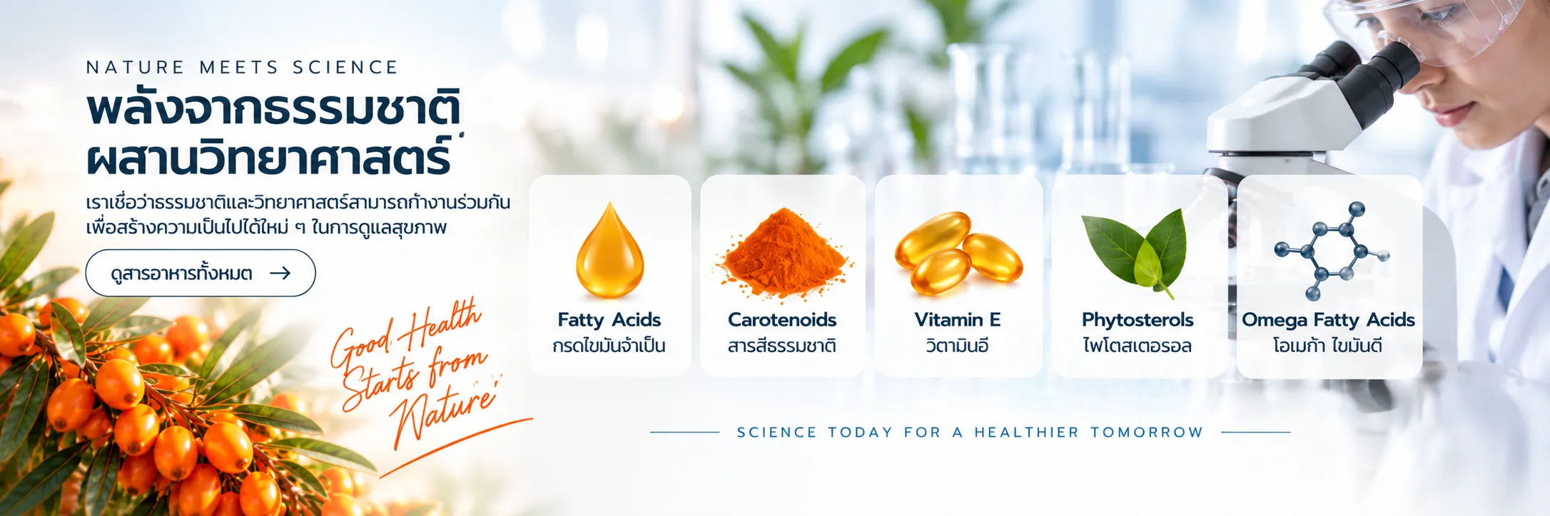 พลังจากธรรมชาติของ seabuckthorn