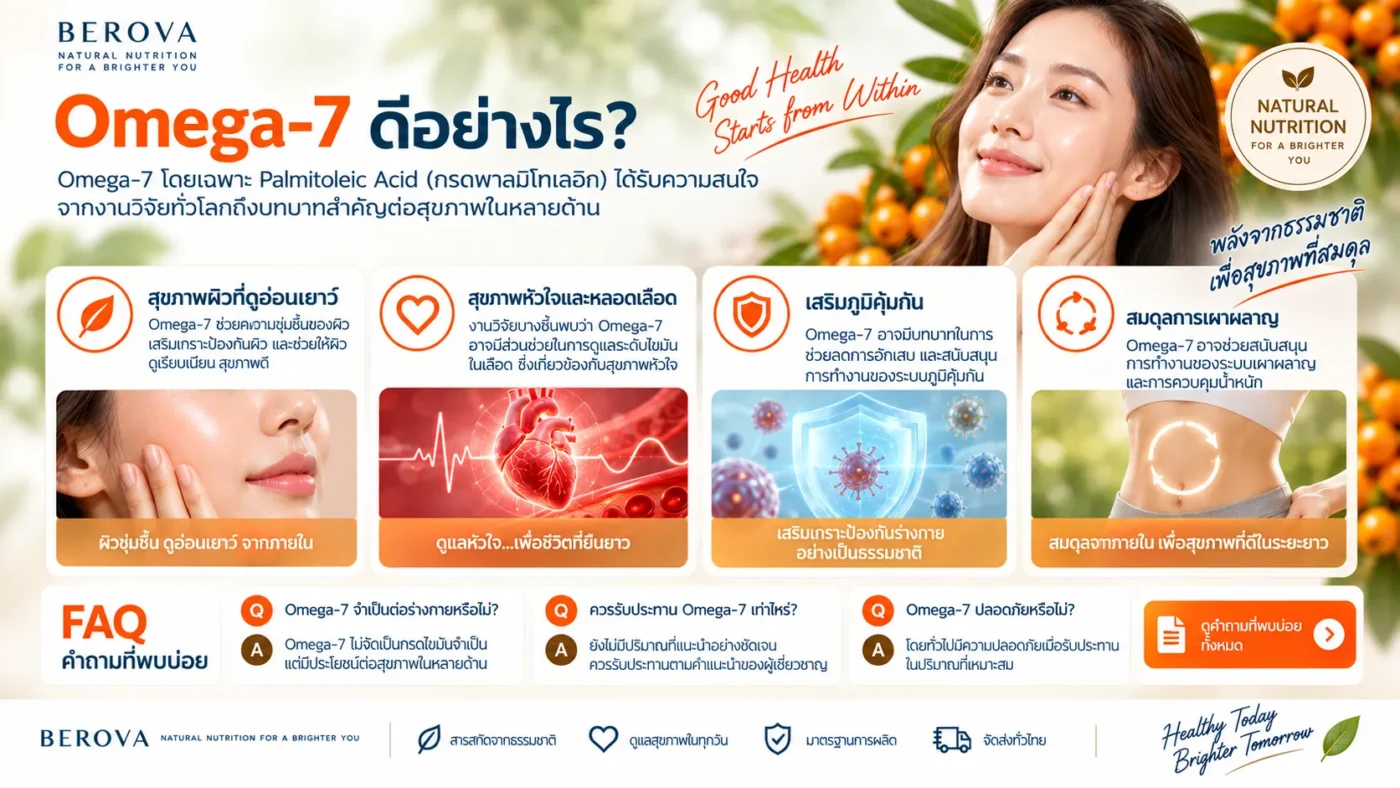 omega-7 ดีอย่างไร